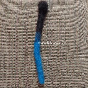 100% Human Hair Wicks Blue & Black